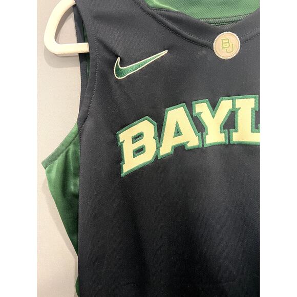 Baylor Bears Basketball Nike Jersey Sz 42 Mens Team Issue Blank Sewn Authentic - Picture 7 of 9
